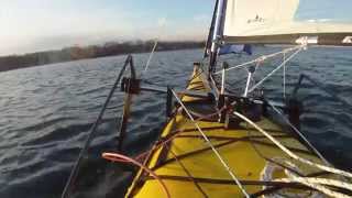 preview picture of video 'Spring Kayaksailing April 18 2014'