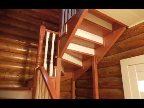 Изготовление трехмаршевой лестницы