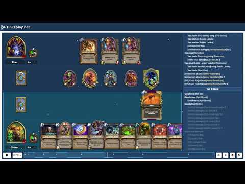 ProGaming - Hearthstone, Zoo Warlock(12) vs Zoo Warlock(12) by Trac and Glorat, Ranked - Standard...