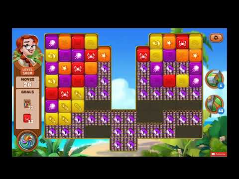 Lost Island Blasd Adventure Level 1680 NO BOOSTERS - A S GAMING ✔