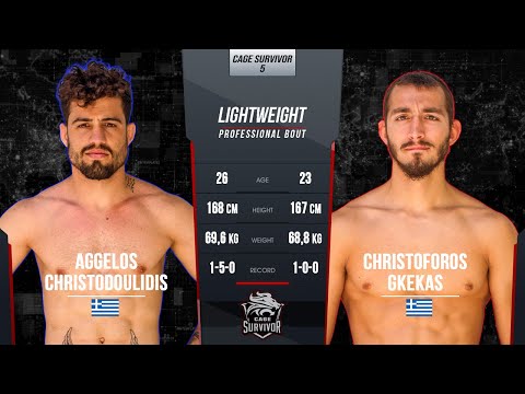 Cage Survivor 5 | Aggelos Christodoulidis vs. Christoforos Gkekas | Full Fight