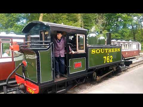 E762 "Lyn" - Lynton & Barnstaple Baldwin 2-4-2 at Woody Bay on 16/06/21