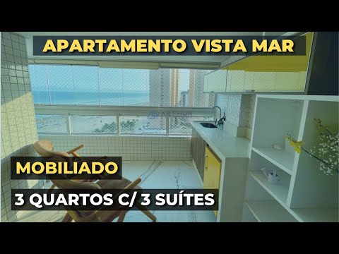 3-BEDROOM APARTMENT FOR SALE IN VILA GUILHERMINA WITH SEA VIEW AND GOURMET BALCONY