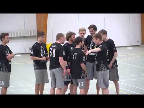 Frisbee Ultimate - Danish Championship Open Gold medal final indoor 18. march 2018