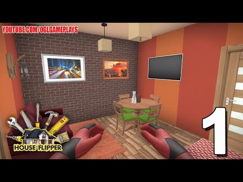 House Flipper: Home Design, Renovation Games Gameplay Part 1 Tutorial (Android iOS)