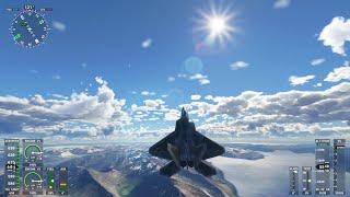 MSFS 2020  Lockheed Martin F 22A Raptor  BIIS  Iceland