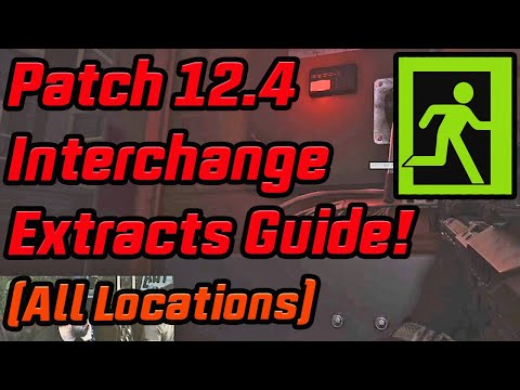 Scav Camp, Hole in Fence, SafeRoom Exfil Locations! (ALL INTERCHANGE EXTRACTS) 12.4 patch