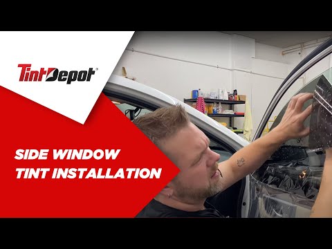 Framed Side Window Tint Installation