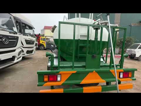 XE BỒN PHUN NƯỚC 5 KHỐI ISUZU