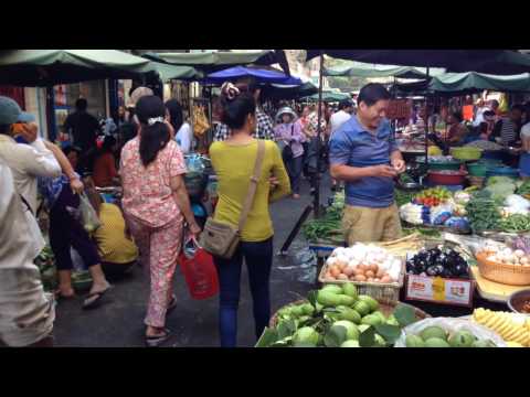 Asian Street Food, Natural Living In Cambodian Market, Country Food In My Village