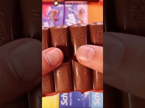 Milka Caramel Chocolate Opening #shorts #shortvideo #asmr