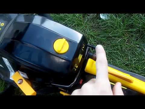 Обзор и тест бензопилы Huter BS-45 + как легко заводить пилу?