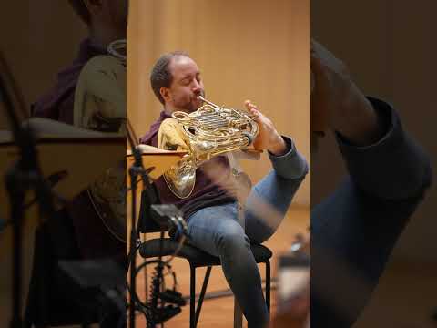 Extraordinary musician Felix Klieser rehearsing with the Royal Scottish National Orchestra #shorts