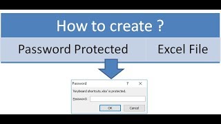 How to create Password Protected Excel?