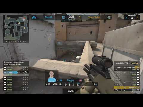 floppy 1v5 Ace against Team Spirit @dust2 | Dreamhack Masters Winter 2020