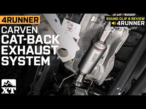 2003-2023 Toyota 4Runner Carven Dump Exit Cat-Back Exhaust System Review & Sound Clip