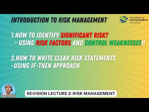 How to Identify Risks & Write Clear Risk Statements |Risk Management Made Easy