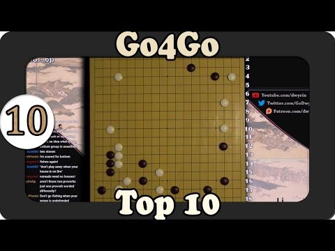 Go4Go's Top 9&10 - Invasions!  - Real Board Lecture