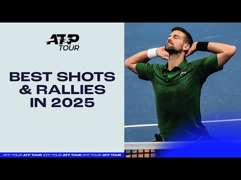 Best Shots & Rallies From The 2025 ATP Tour Season Featuring Alcaraz; Sinner, Djokovic & More 🤩