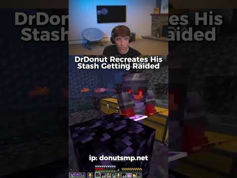 DrDonut stellt den Plünderungsvorgang seines Vorrats nach @DrDonutt #drdonut #donutsmp #Minecraft...