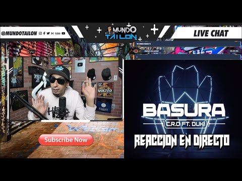 BASURA - C.R.O ft. DUKI (REACCION) | CRACKEROS?🤦‍♂️