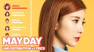 APRIL - MAYDAY (Line Distribution + Lyrics Color Coded) PATREON REQUESTED
