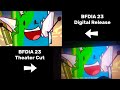 BFDIA 23 Theater Cut Vs Digital Release Comparison BONUS DELETED SCENES