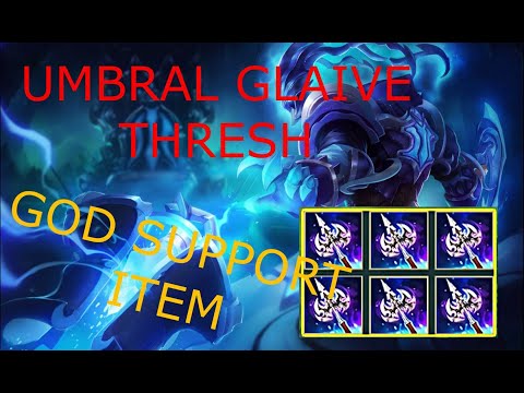 SEASON 10 AD SUPPORT ITEM | Funny Moments with friends | Thresh Support Carry (Umbral Glaive OP)
