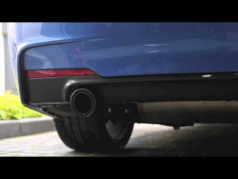 BMW F30 335i akrapovic evolution exhaust uitlaat sound