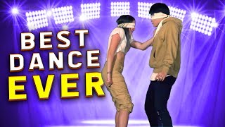 BLINDFOLD DANCE CHALLENGE ft Sean &amp; Kaycee