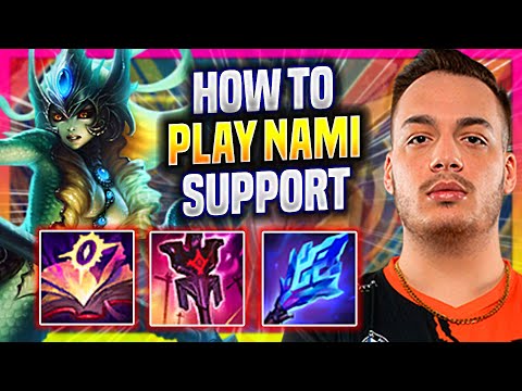 LEARN HOW TO PLAY NAMI SUPPORT LIKE A PRO! - FNC Rhuckz Plays Nami Support vs Rarma! |
