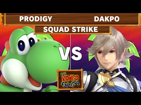 2GG Kongo Saga - Armada | Prodigy (Red) VS TLOC | Dakpo (Blue) - Smash Ultimate - Squad Strike Pools