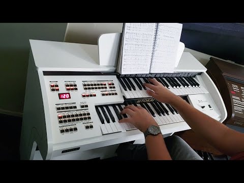 Hino - 309 “Galardão nós espera” | Órgão Tokai D-2 Classic Branco | Gabriel Sanches