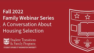 A Conversation About Housing Selection