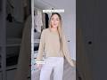 UNIQLO BASICS Try On Haul Uniqlo 3D Knit Sweater Recycled Fabrics