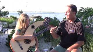 On The Beach with Muriel Anderson | Acoustic Snap Shots Video Blog