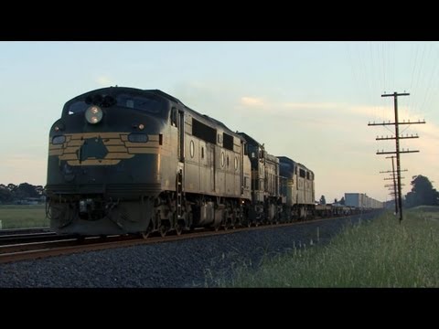 EMD powered diesels at Donnybrook: Australian Trains
