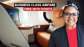 How To Book International Business Class Flights For Free With Points