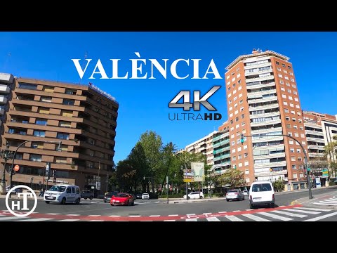 VALENCIA Driving Tour (Av. Aragó - Ciutat de les Arts i les Ciencies) - Spain [4K|60fps]