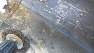 How to fix a hole in metal without welding epoxy putty rust repair vw