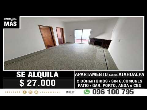 Video de YouTube - Apartamento Alquiler Brazo Oriental Montevideo iMas.uy C