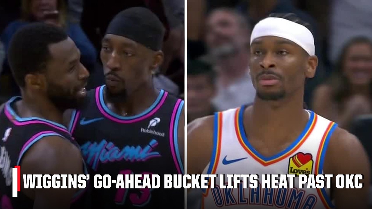 Thunder & Heat go down to the wire 🍿 Andrew Wiggins' 3-pointer lifts Miami past OKC 💪 | NBA on ESPN