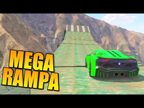 MEGA RAMPA IMPOSIBLE!! - GTA 5 Online Funny Moments - Gameplay GTA V Online