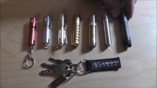 7 Mini Taschenlampen im Vergleich