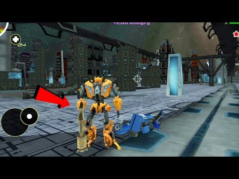 Robot City Battle - (Danger Energy Weapons) Nuclear Energy Gun Shoot Robot Car