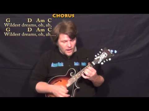 Wildest Dreams (Taylor Swift) Mandolin Cover Lesson with Chords/Lyrics