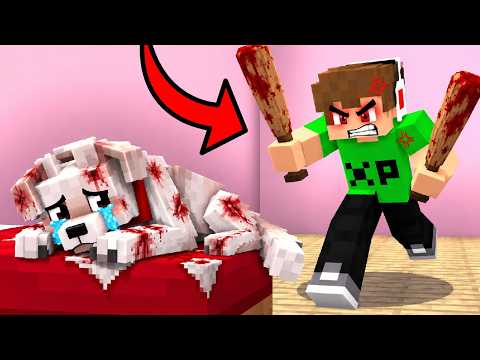 SZOMORÚ KUTYA ÉLETE A MINECRAFT-BAN! 😱