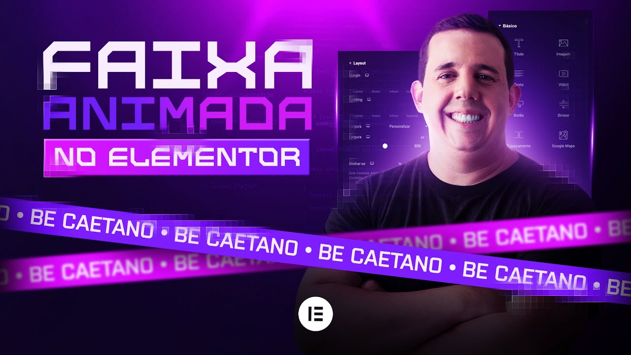 Como Criar Faixa Animada no Elementor, Simples e Prático!