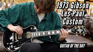 Video thumbnail for 1973 Gibson Les Paul Custom Black | Guitar of the Day by Normans Rare Guitars