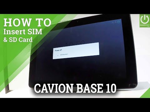 How to Insert SIM and SD Card in CAVION Base 10